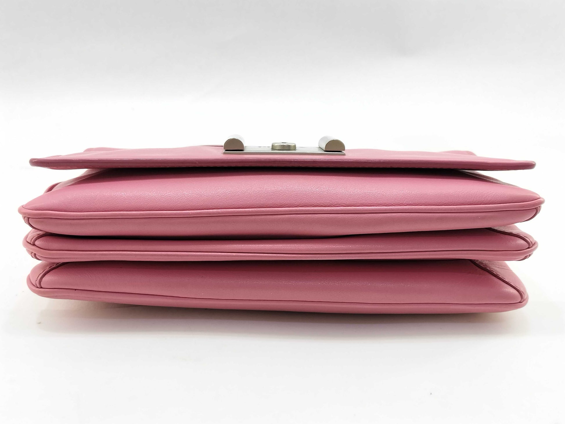 PRADA PRADA Prada Leather Chain Shoulder Bag Pink Shoulder Bag