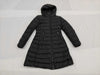 MONCLER TALEV #0 Black Down Coat with Leather