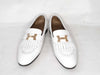 HERMES Hermes Loafers White Size 36 Fringe Loafers