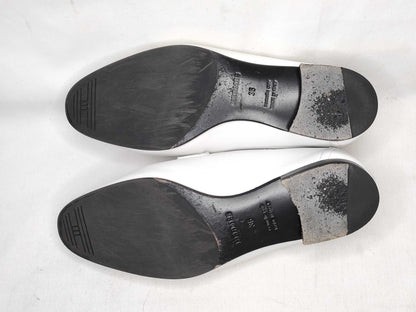 HERMES Hermes Loafers White Size 36 Fringe Loafers