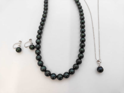 Pearl Diameter Approx. 7.0-7.4mm/7.4mm / Pearl Diameter Approx. 7.2/7.3mm Sterling Silver 37.1g Other Small Items 