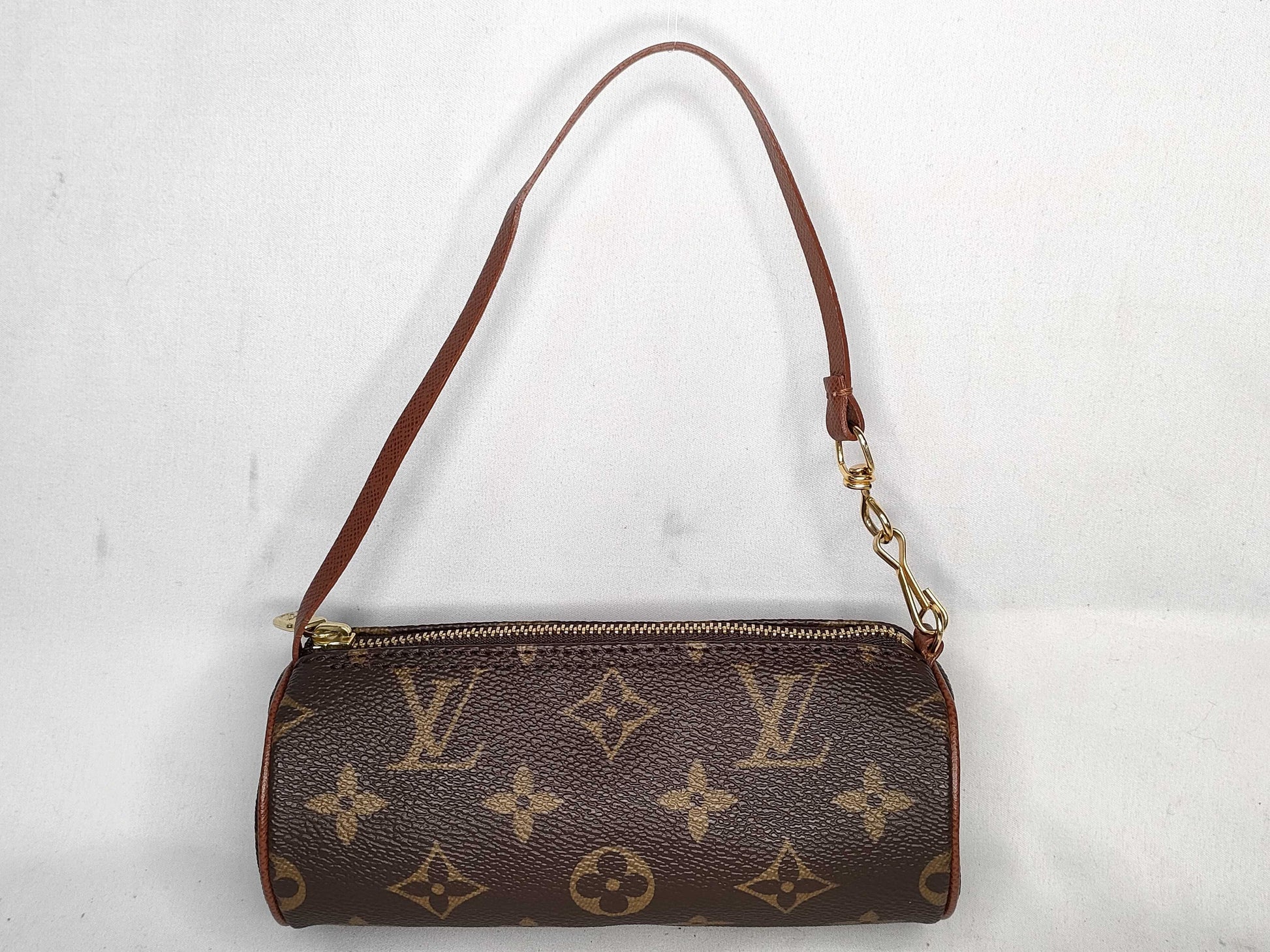 LOUIS VUITTON Monogram Handbag with Papillon Pouch