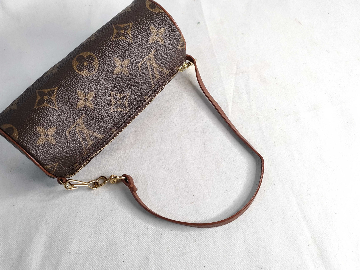 LOUIS VUITTON Monogram Handbag with Papillon Pouch