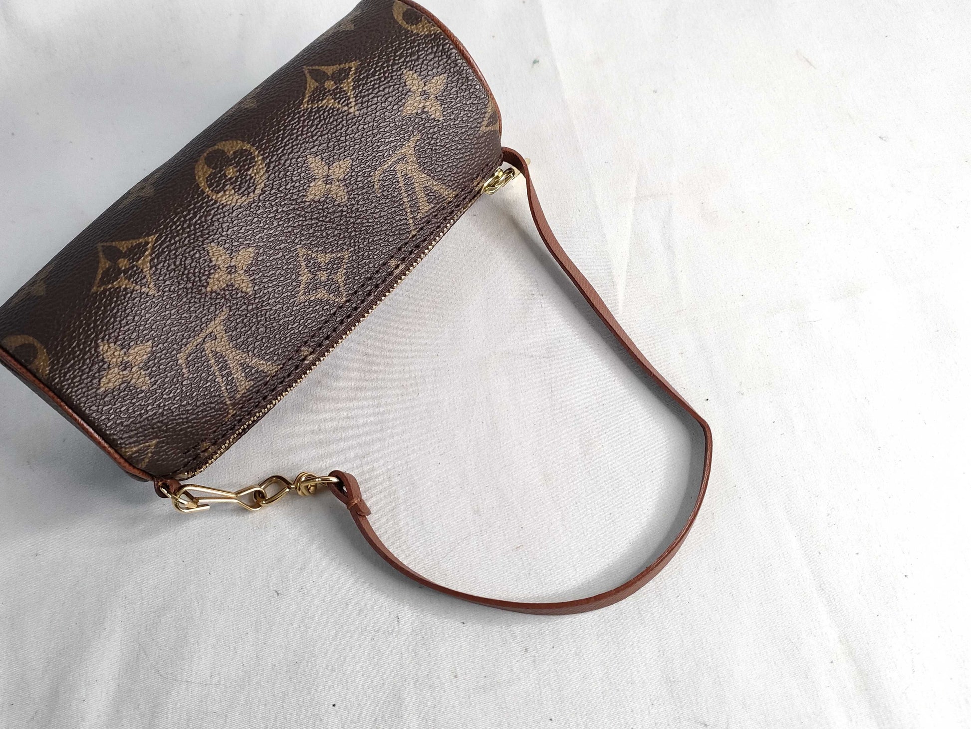 LOUIS VUITTON Monogram Handbag with Papillon Pouch