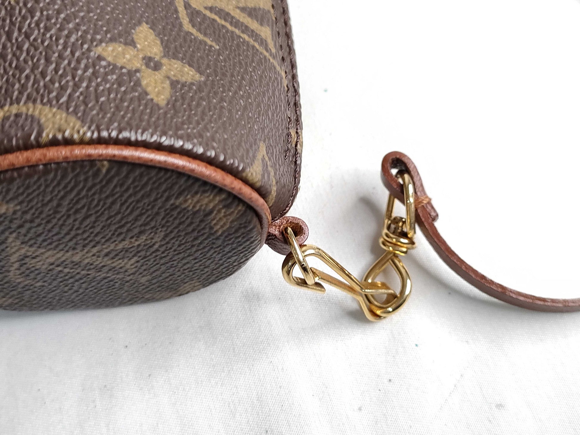 LOUIS VUITTON Monogram Handbag with Papillon Pouch