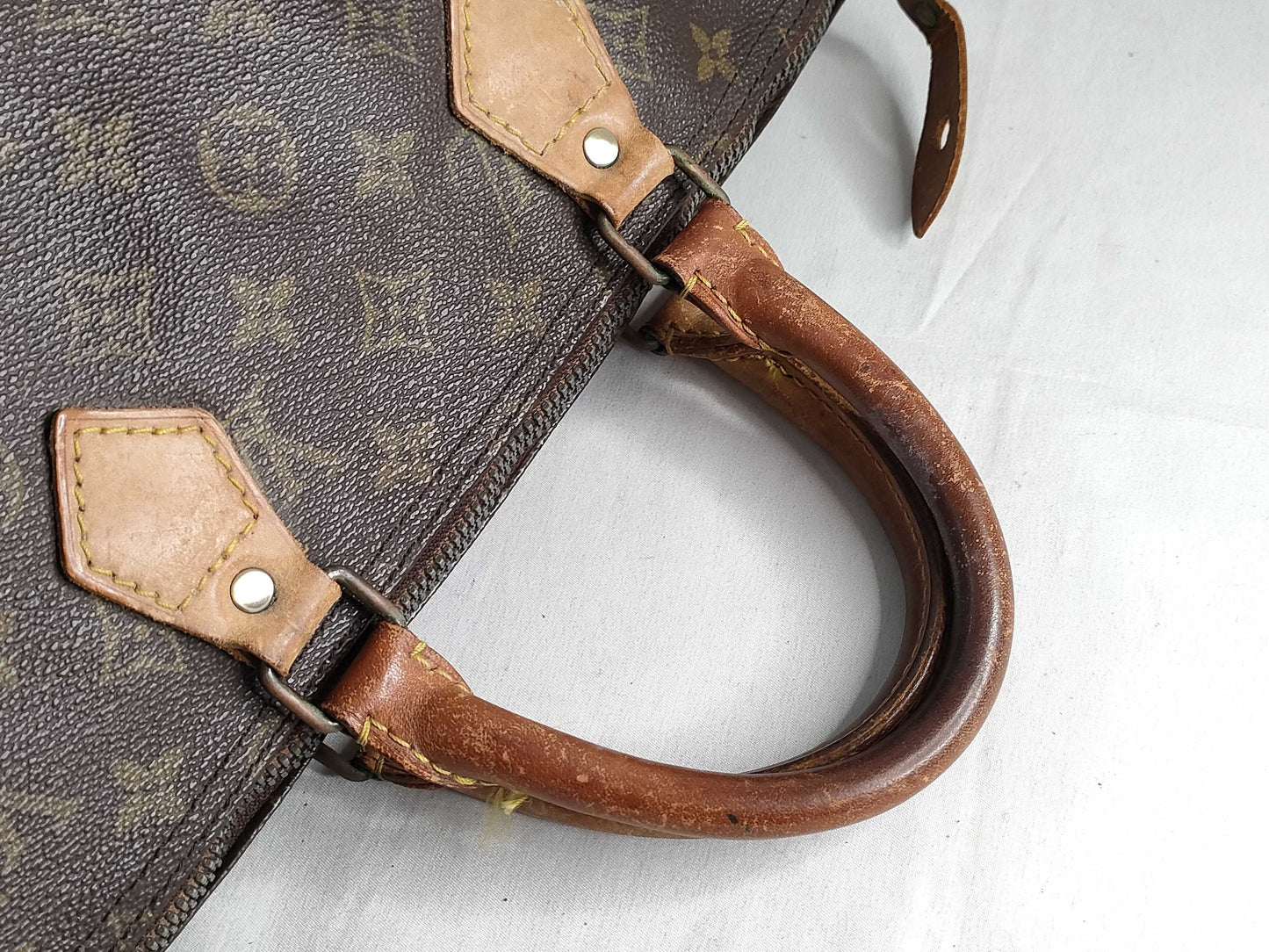 LOUIS VUITTON Monogram Speedy 35 Handbag M41524