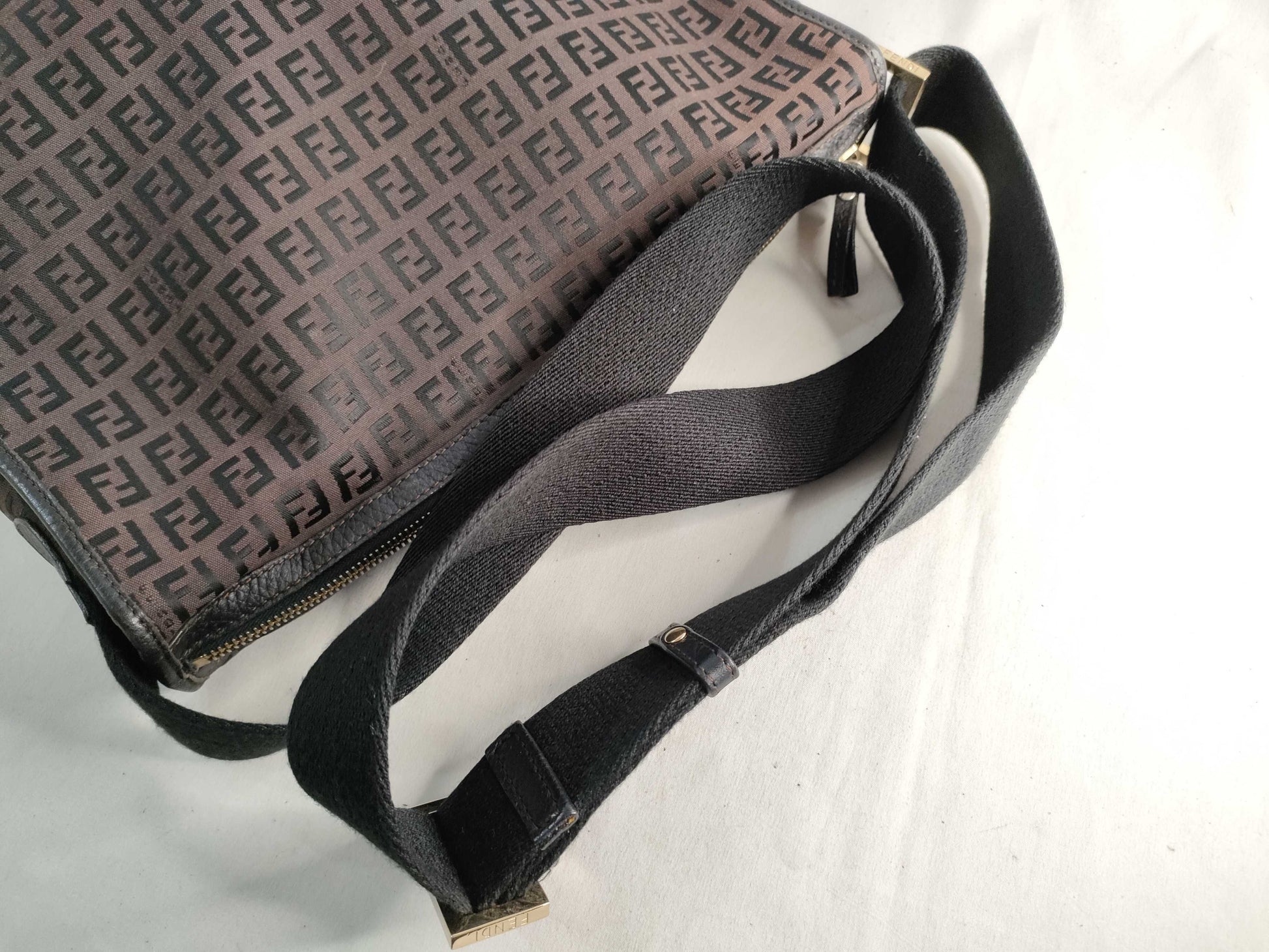 FENDI Zucchino Shoulder Bag