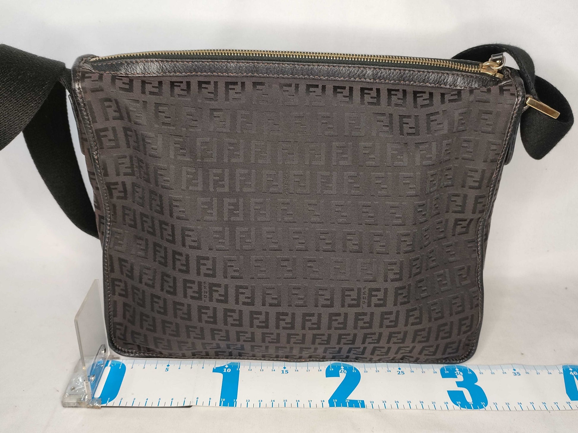 FENDI Zucchino Shoulder Bag