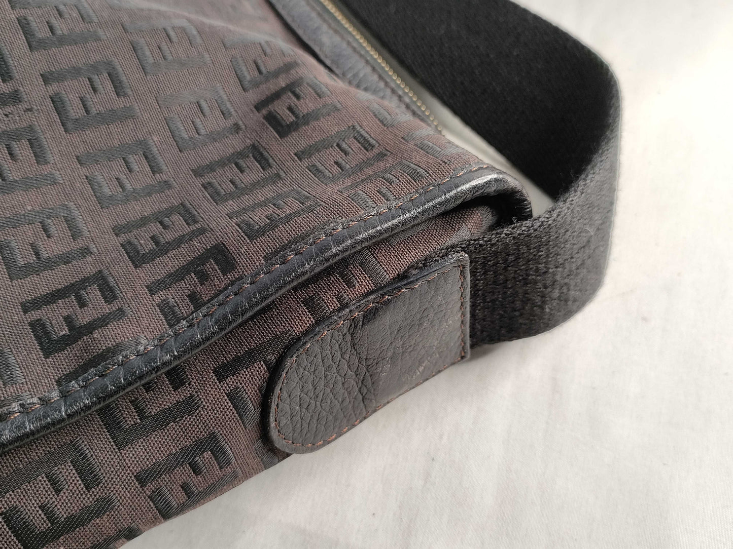 FENDI Zucchino Shoulder Bag