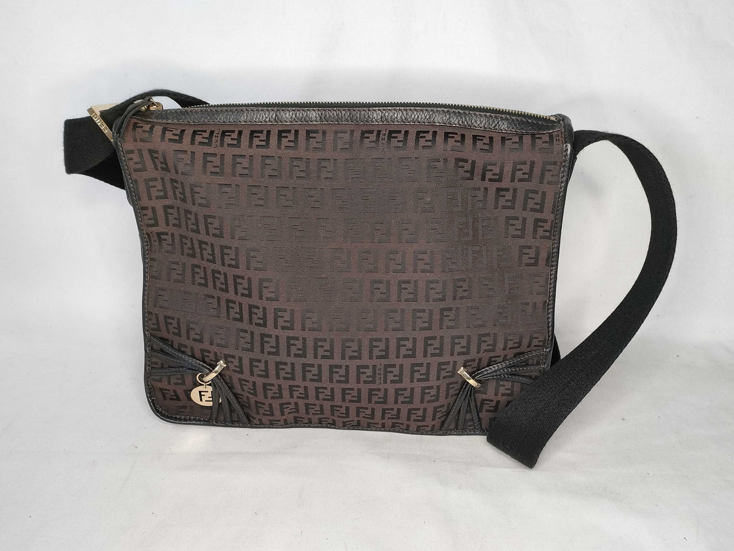 FENDI Zucchino Shoulder Bag