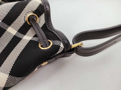 BURBERRY DRAWSTRING Bucket Bag Shoulder Bag