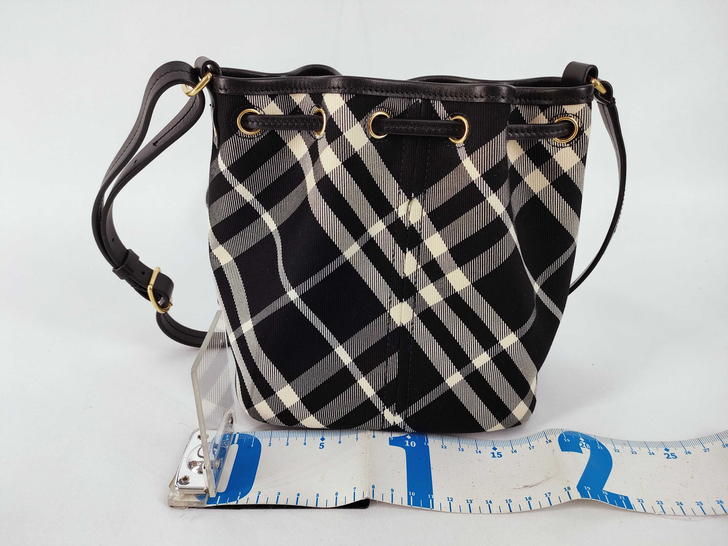BURBERRY DRAWSTRING Bucket Bag Shoulder Bag