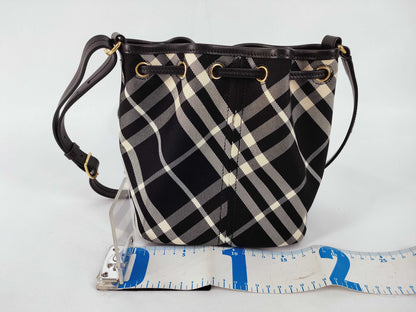 BURBERRY DRAWSTRING Bucket Bag Shoulder Bag