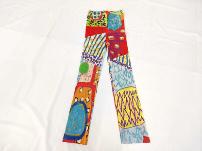 ISSEY MIYAKE Pleats Please all-over print pants