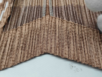 ISSEY MIYAKE Pleats Please Bowling Print Top