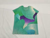 ISSEY MIYAKE Pleats Please all-over print blouse top