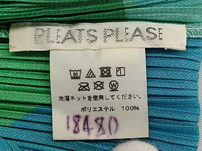 ISSEY MIYAKE Pleats Please all-over print blouse top