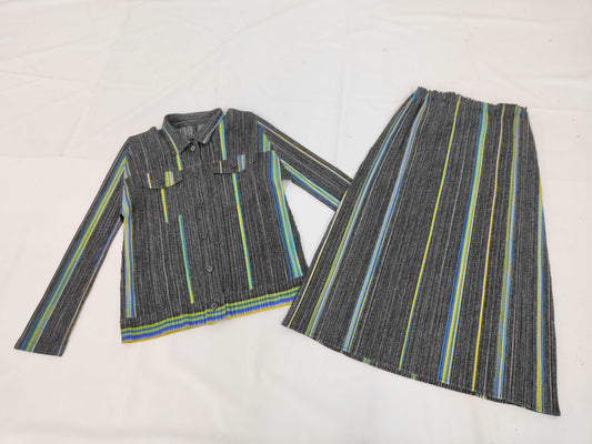 ISSEY MIYAKE Pleats Please denim pattern set, other apparel