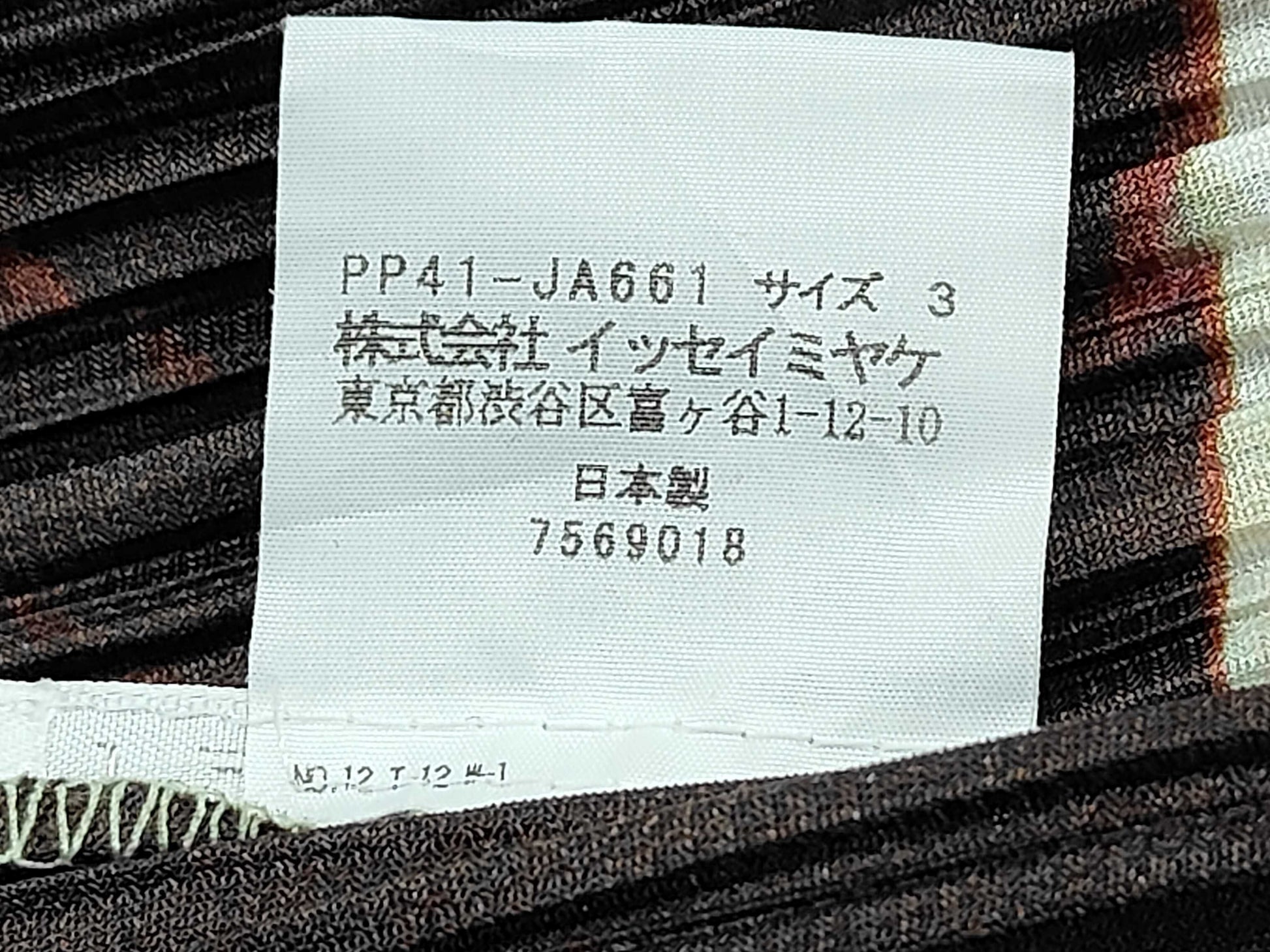 ISSEY MIYAKE Pleats Please all-over print dress