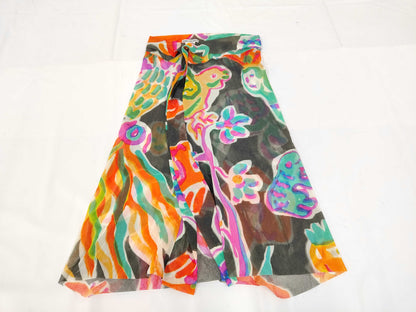 ISSEY MIYAKE Mesh Blouse and Skirt