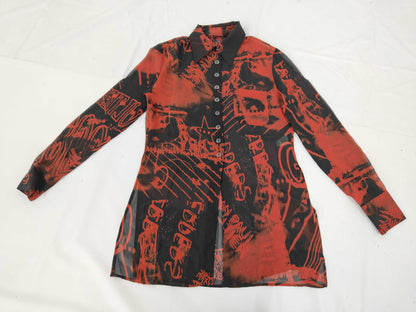 JEAN PAUL GAULTIER Jean Paul Gaultier Power Net Blouse Shirt
