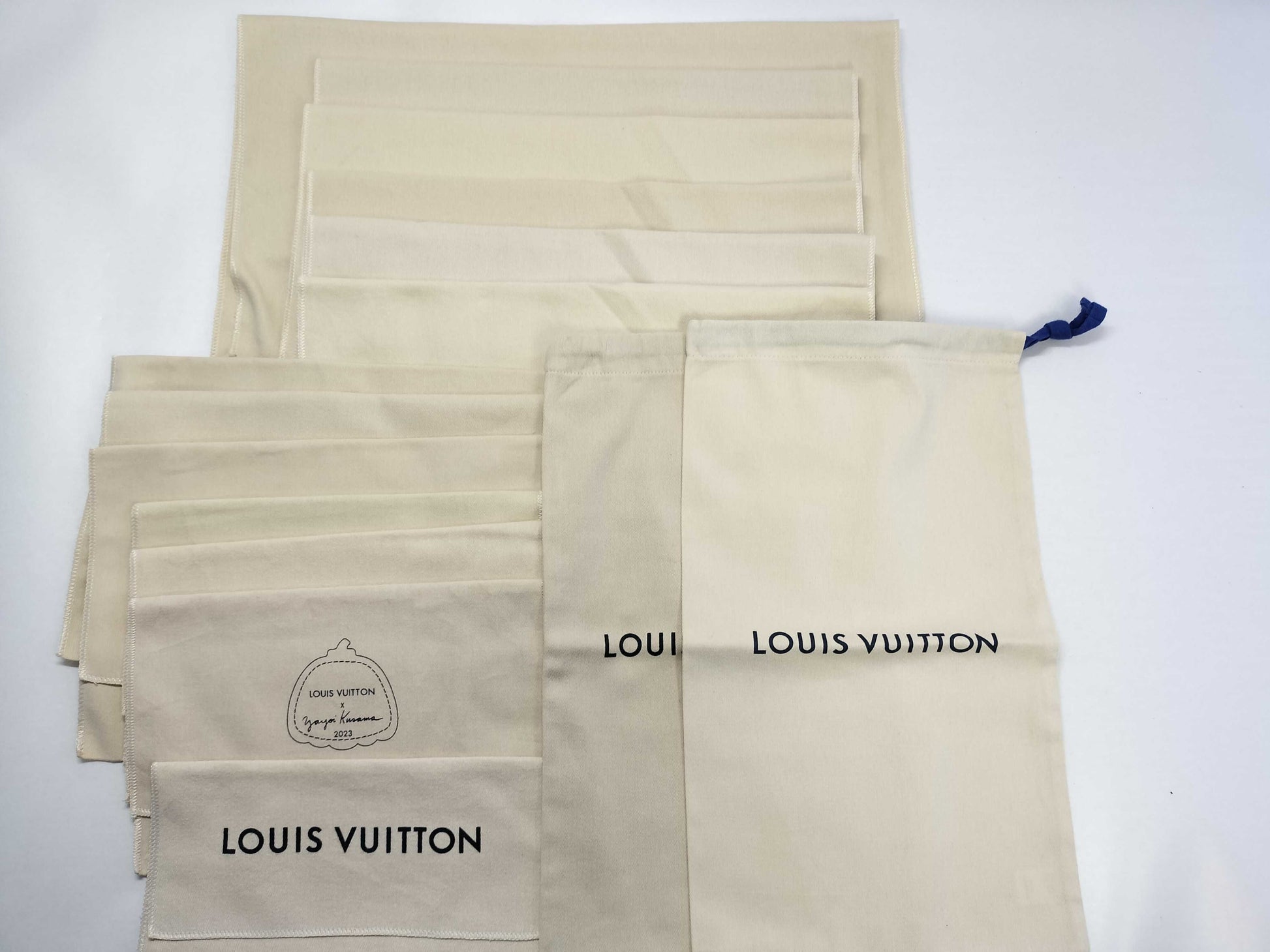 LOUIS VUITTON Current Dust Bags, 15-Piece Set 