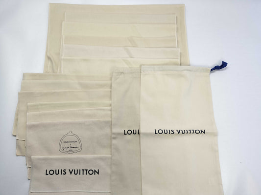 LOUIS VUITTON Current Dust Bags, 15-Piece Set 