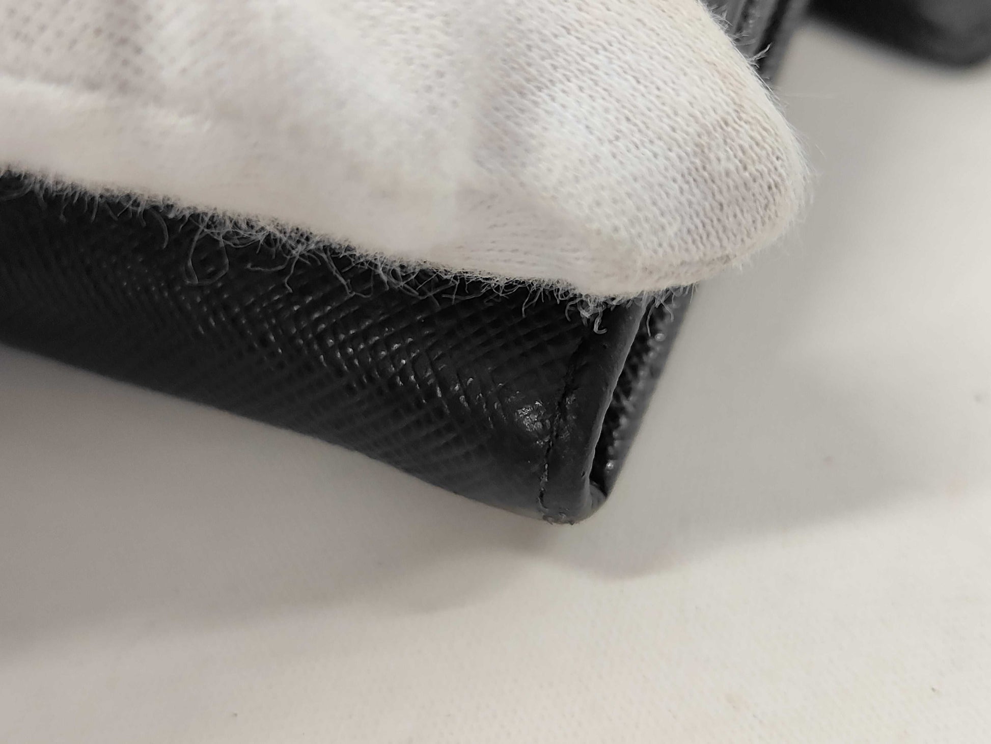 PRADA Prada Long Wallet Black with Gold Hardware and Saffiano Leather