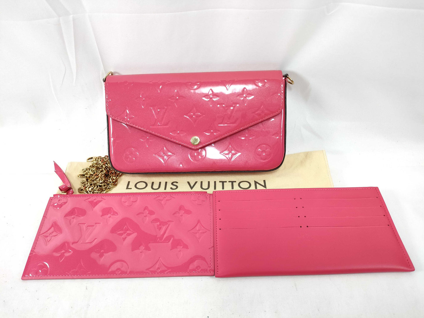 LOUIS VUITTON Vernis Pochette Felicie Shoulder Bag