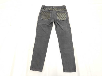 CHANEL CHANEL Runway Black Denim Pants