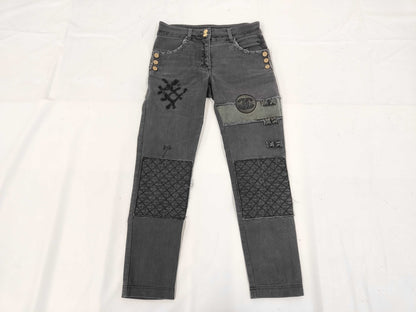 CHANEL CHANEL Runway Black Denim Pants