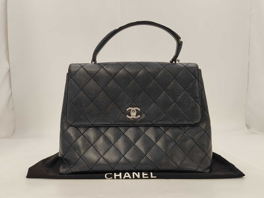 CHANEL Matelasse Handbag in Caviar Leather 6260547 C Galla Handbag