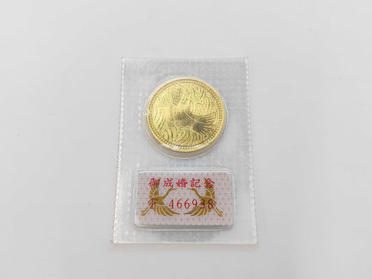 50,000 Yen Wedding Gold Coin, 24K Gold, 18.0g, Other Small Items 