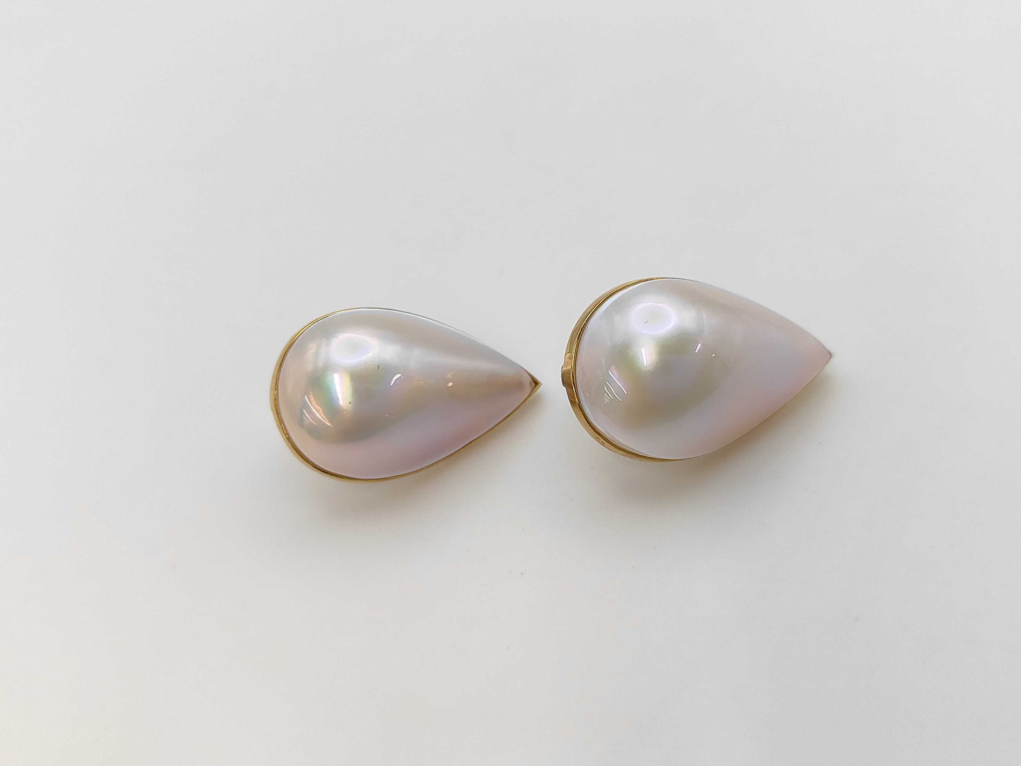 TASAKI Mabe Pearl 18K 6.9g Earrings 