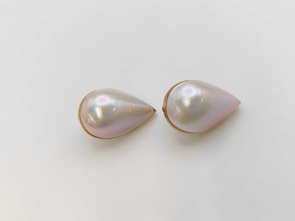 TASAKI Mabe Pearl 18K 6.9g Earrings 