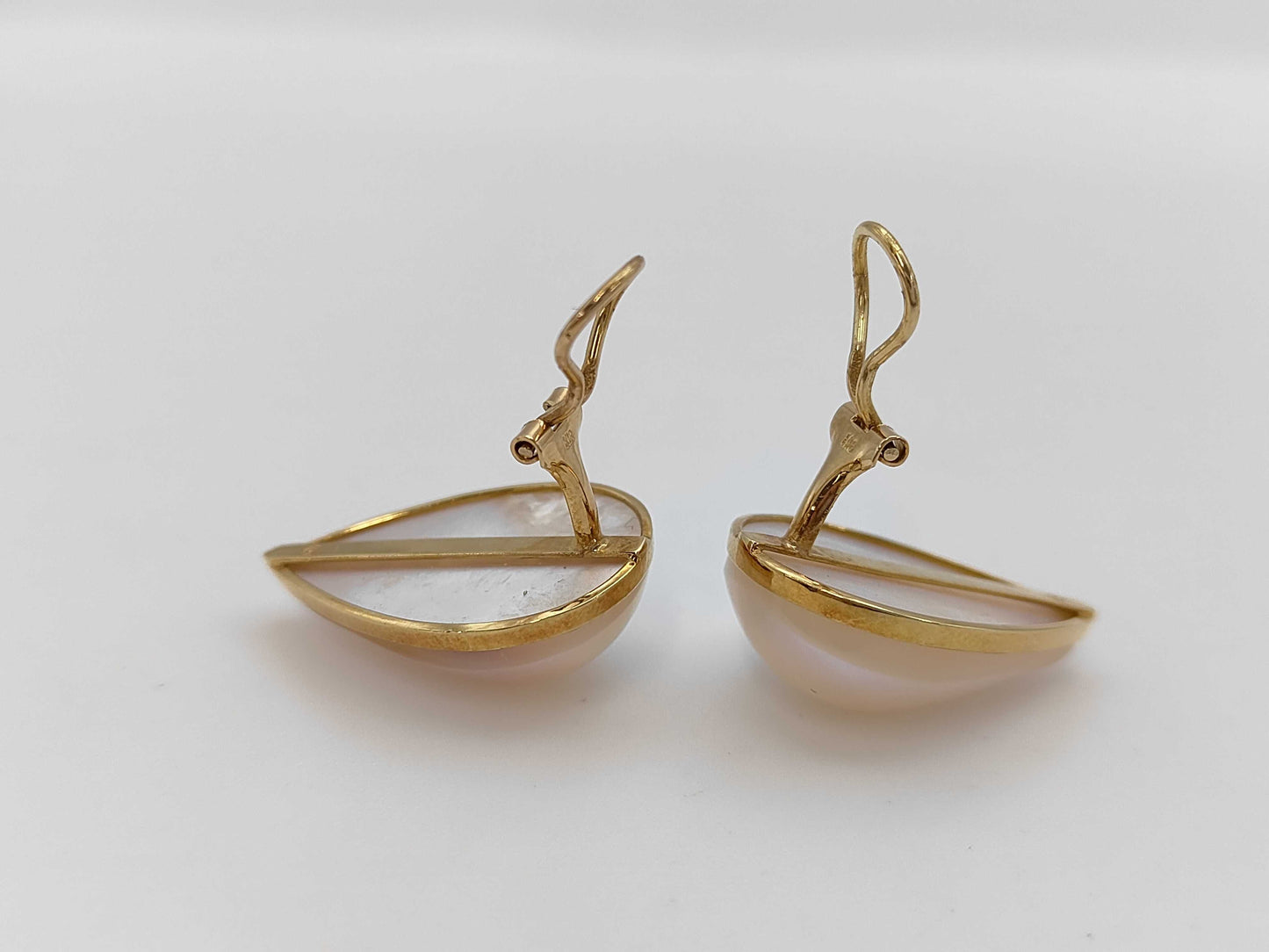 TASAKI Mabe Pearl 18K 6.9g Earrings 