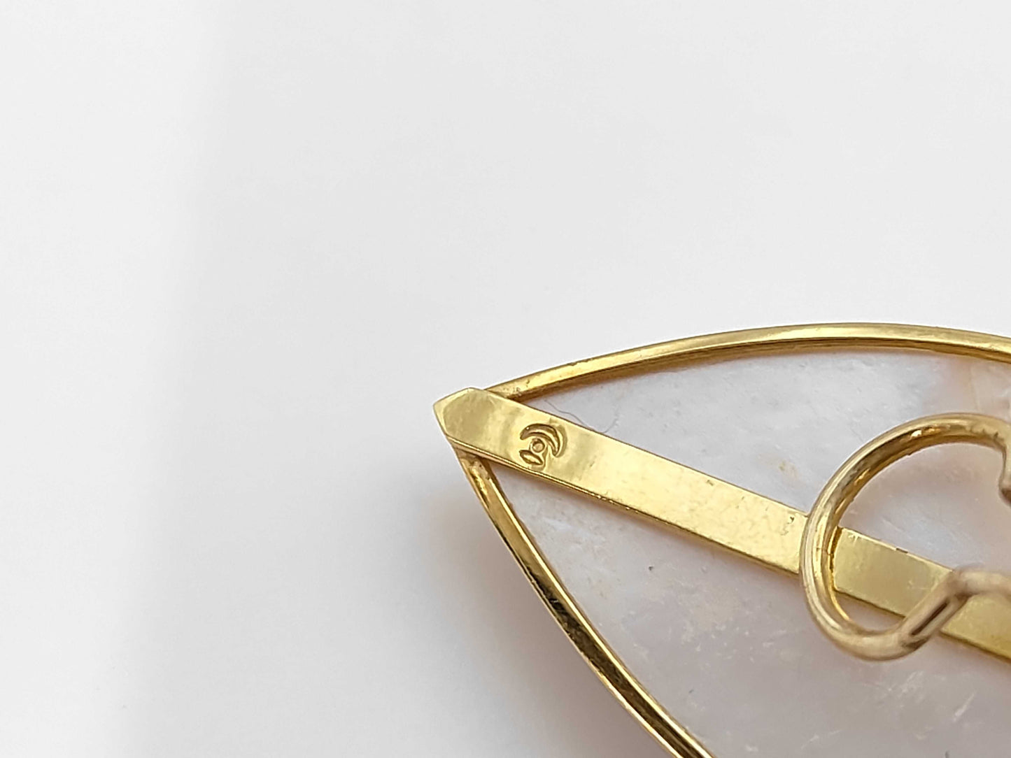 TASAKI Mabe Pearl 18K 6.9g Earrings 