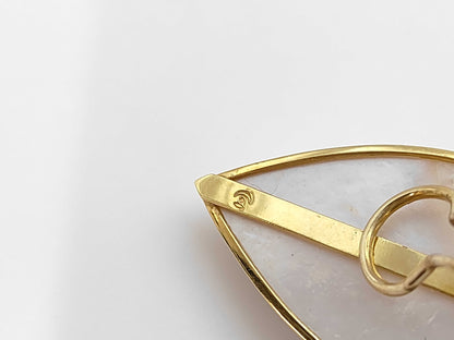 TASAKI Mabe Pearl 18K 6.9g Earrings 