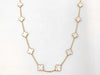 Van Cleef & Arpels Vintage Alhambra 20P Shell Necklace in Au750, 47.1g 