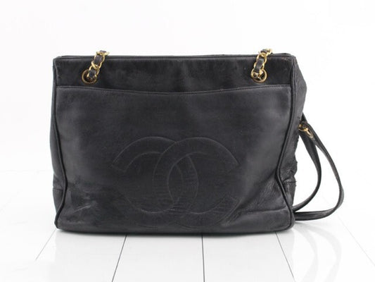 CHANEL Lambskin Coco Mark Seal No. 2 Tote Bag