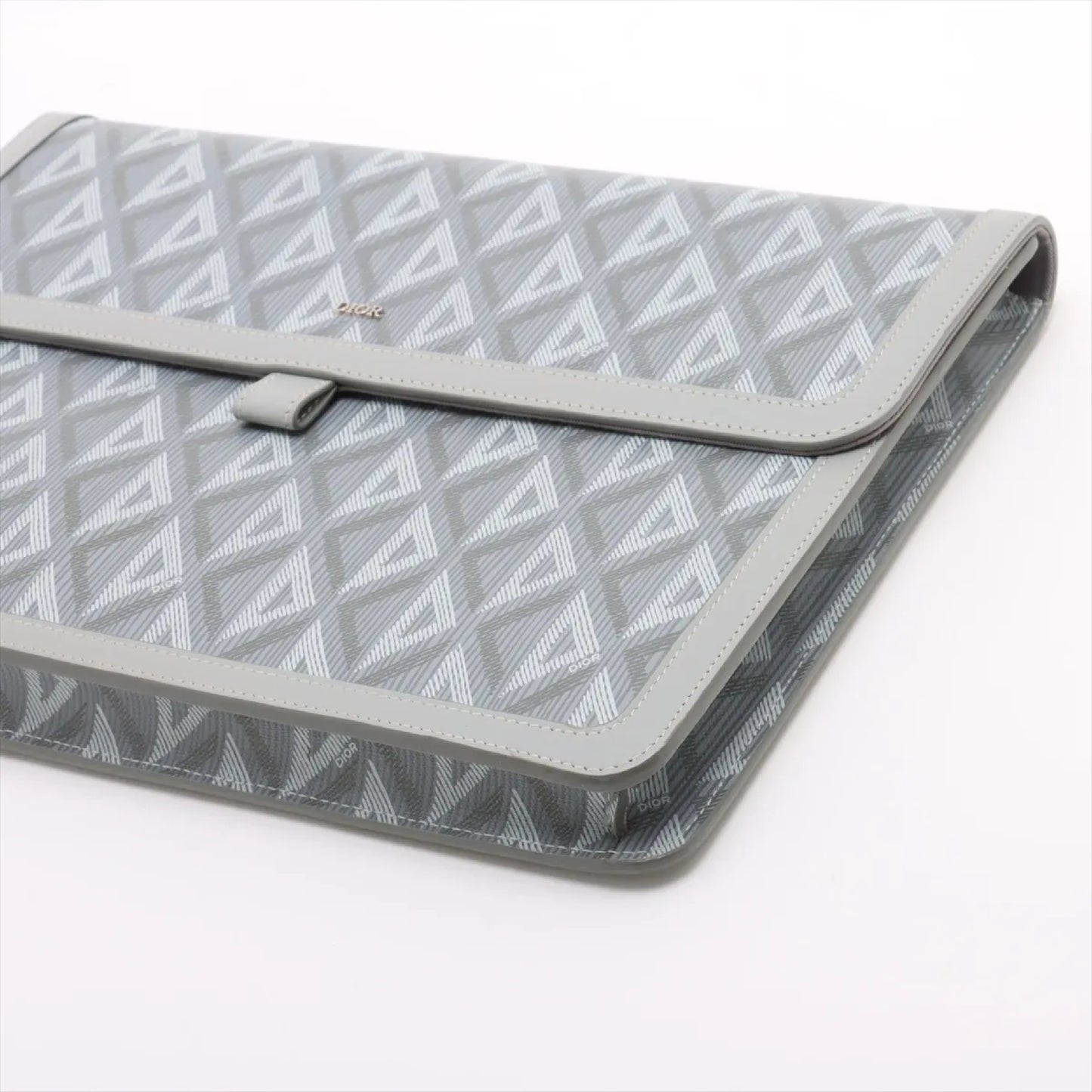 Dior CD Diamond PVC x Leather Second Bag with Box and Bag