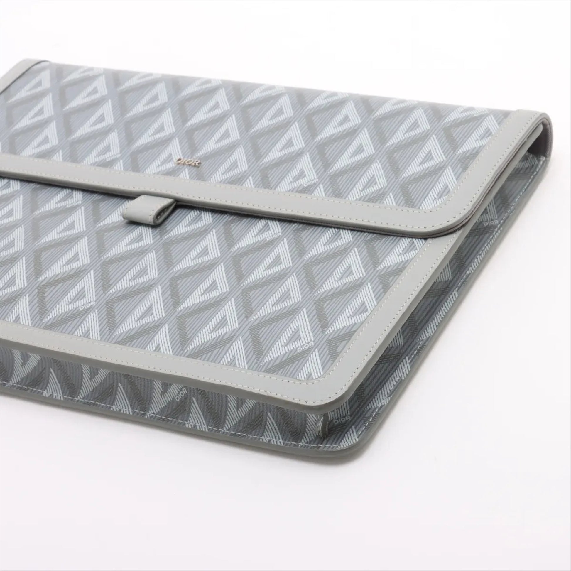 Dior CD Diamond PVC x Leather Second Bag with Box and Bag