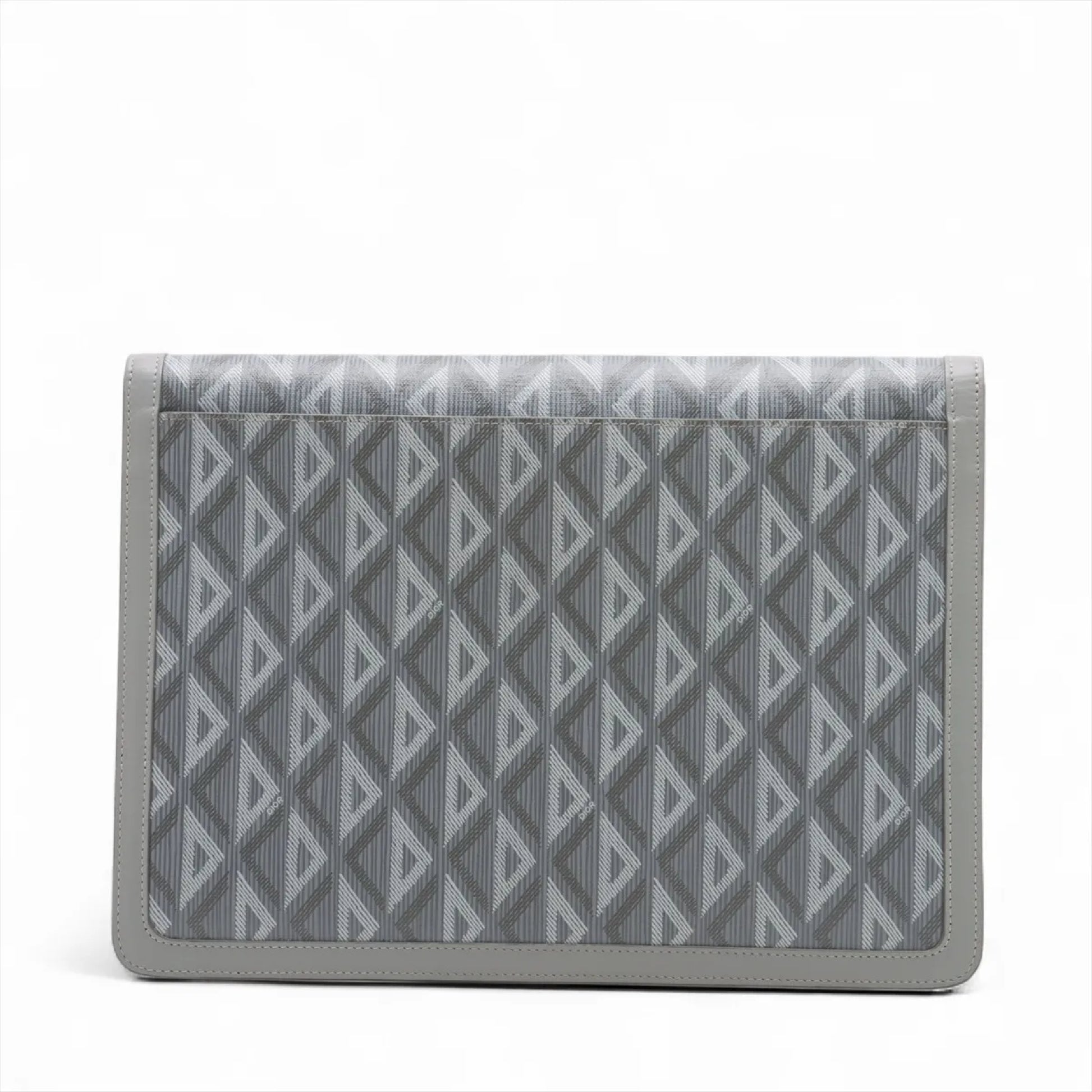 Dior CD Diamond PVC x Leather Second Bag with Box and Bag