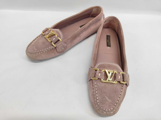 LOUIS VUITTON Driving Shoes Size 35 1/2 FA0029 Loafers