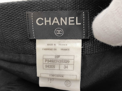 CHANEL Silk and Cotton Skirt Size 34