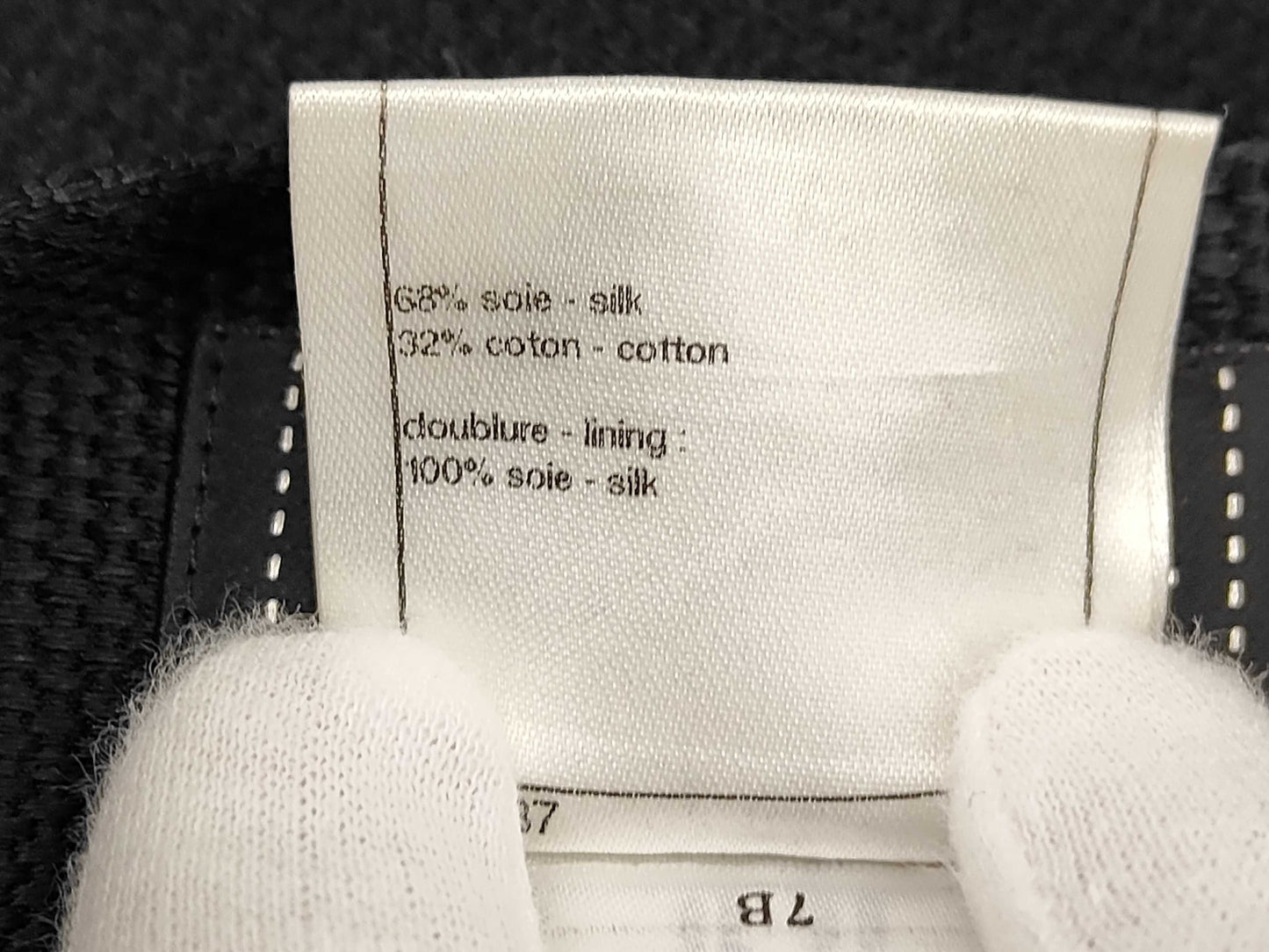 CHANEL Silk and Cotton Skirt Size 34