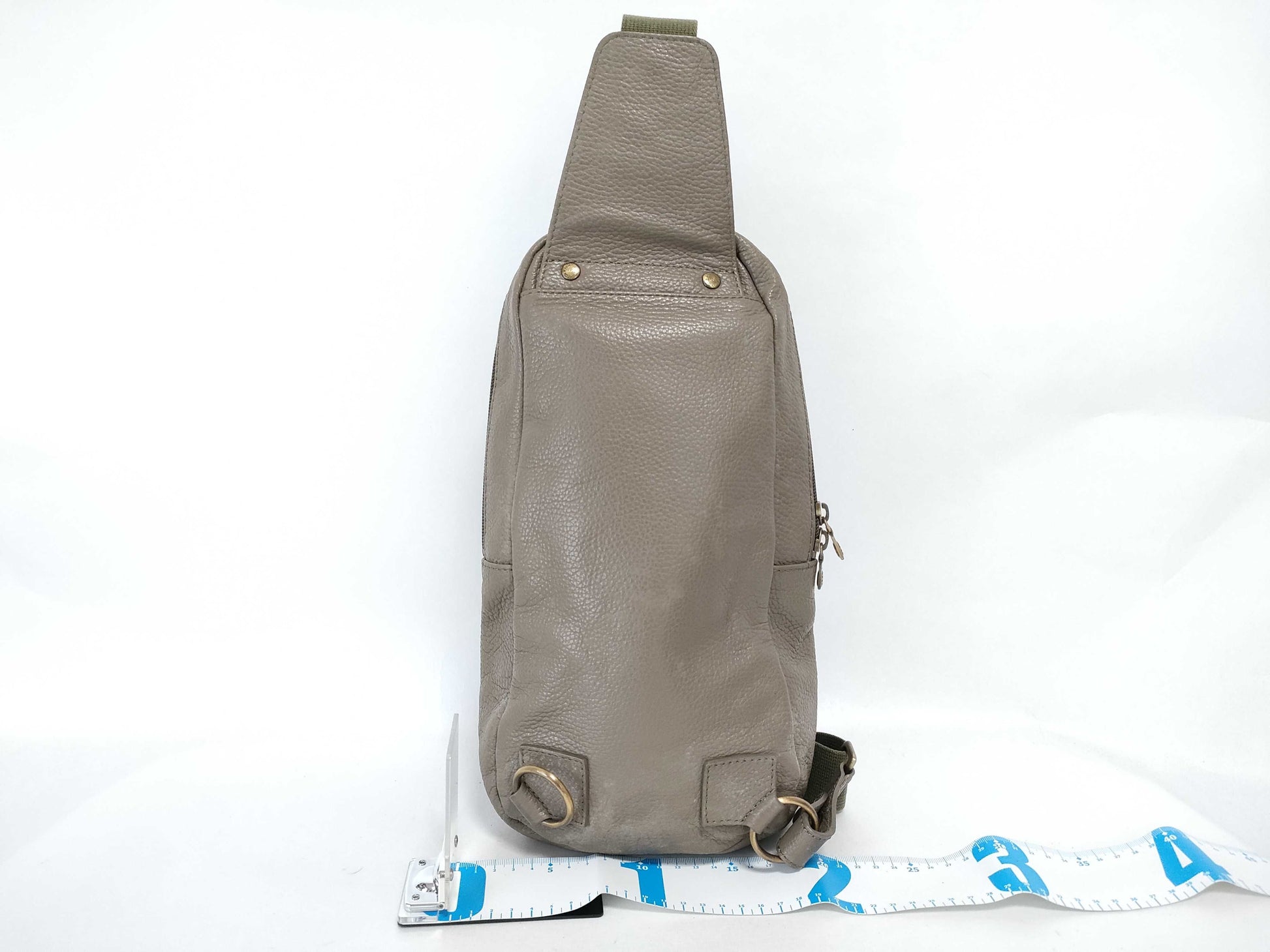 HUNTING WORLD Hunting World Shoulder Bag, Gray Leather