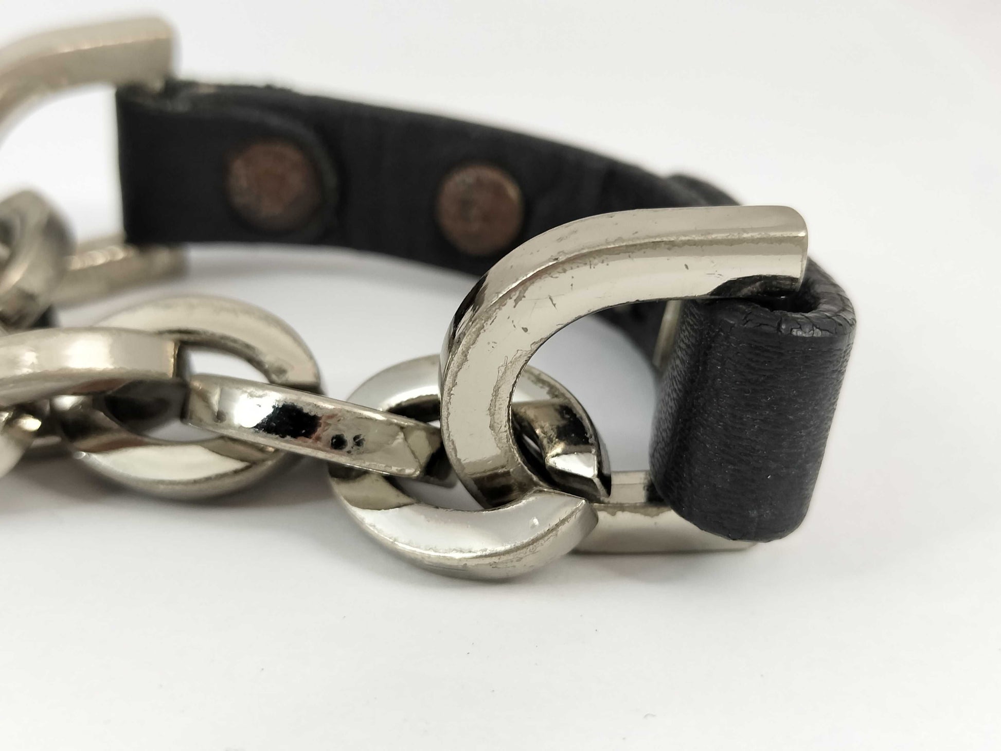 Leather and Metal Bracelet Set Bracelet/Bangle