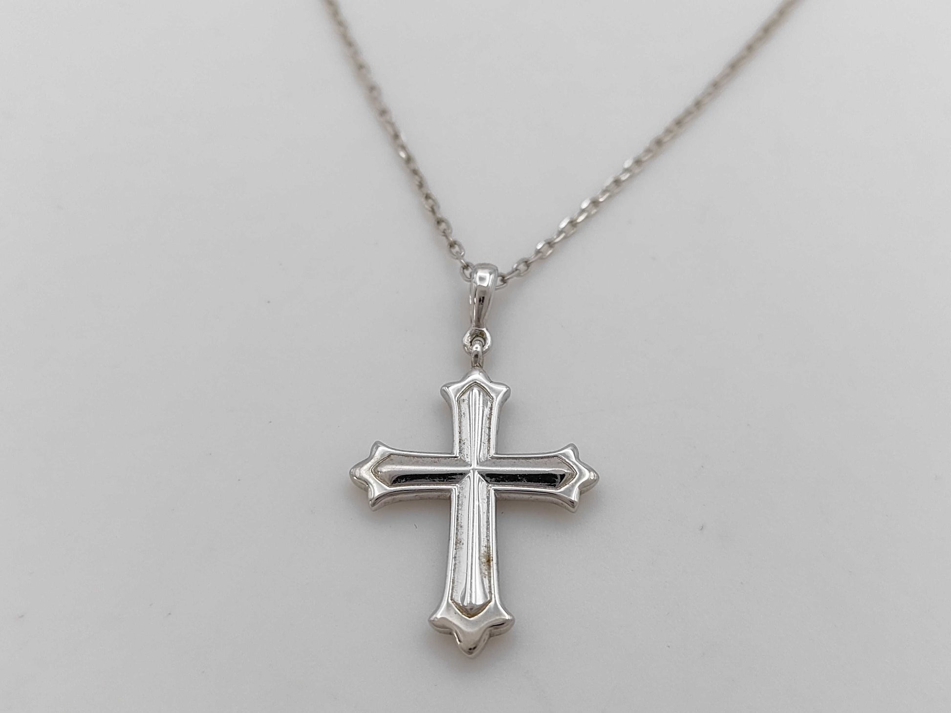 MIKIMOTO Cross K18 5.5g Necklace 