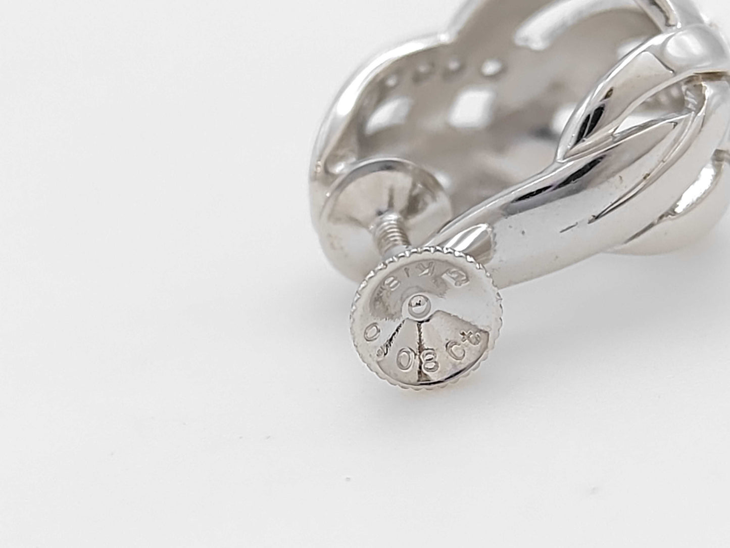 MIKIMOTO D0.08/0.08ct K18 8.8g Earrings 